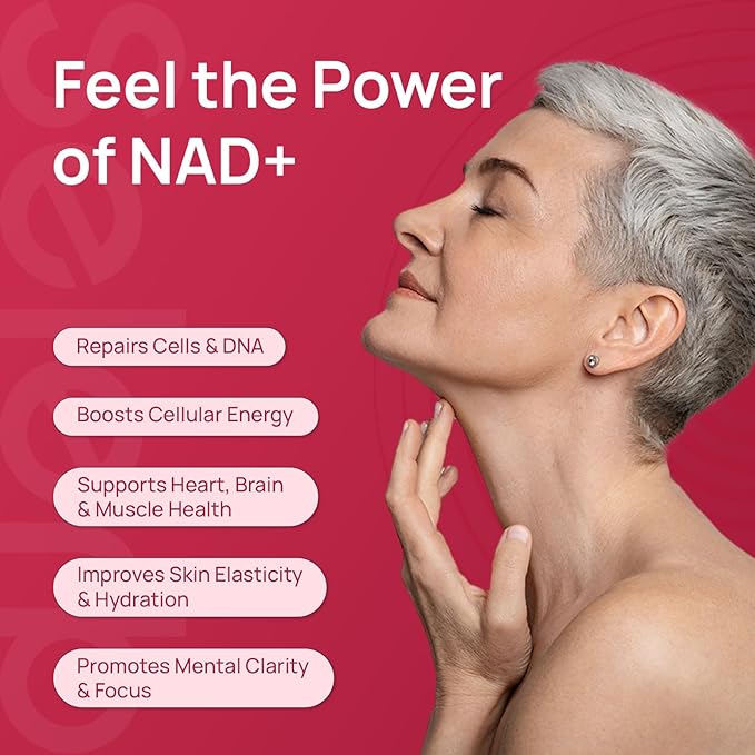 NAD+ Supplement for Women - NMN Alternative with β-NAD+ Trans-Resveratrol CoQ10 D-Ribose - Promotes Cellular Renewal Energy and Radiant Skin Health - 60 Capsules 2 Packs Advanced