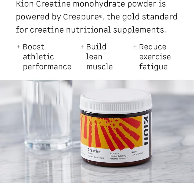 Kion Creatine | Fuel Your Performance Energy &amp Strength | 30 Servings