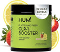 HUM Flatter Me Fiber Supplement for Women &amp Men Prebiotics &amp Digestive Enzymes to Support Weight &amp Bloating Digestive &amp Gut Health Fiber Powder Drink Mix Strawberry Lemon - 10 Serv