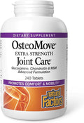 Natural Factors OsteoMove Joint Care Extra Strength Support for Joint and Bone Health Non-GMO 240 tablets (120 servings)