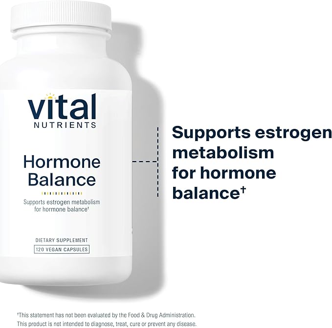 Vital Nutrients Hormone Balance - Vegan DIM Supplement with Flax Lignans to Promote Healthy Hormone Support* - Diindolylmethane for Women and Men - Dairy and Soy Free - Non-GMO - 120 Capsules