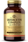 Solgar Quercetin Complex with Ester-C Plus 100 Vegetable Capsules - Supports Immune Health Antioxidant - Gentle on The Stomach Vitamin C - Non-GMO Vegan Gluten/Dairy Free - 50 Servings