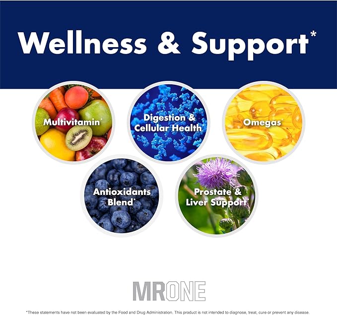 NutraOne MrOne Daily Vitamin Packs for Men Men’s Daily Vitamins and Supplements Regimen (30 Day Supply)
