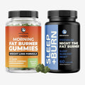 Fat Burner Gummies and Night Time Fat Burner | 24/7 Weight Loss Support with Green Tea &amp Raspberry Ketones | Appetite Suppressant Metabolism Booster and Belly Fat Reducer | 1 Month Supply