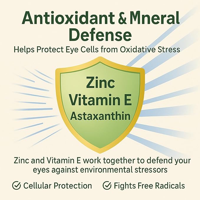 14 in 1 Advanced Eye Formula – Eye Vitamin and Mineral Supplement with Lutein Zeaxanthin Zinc &amp Bilberry Extract – Vision &amp Focus Support (1)