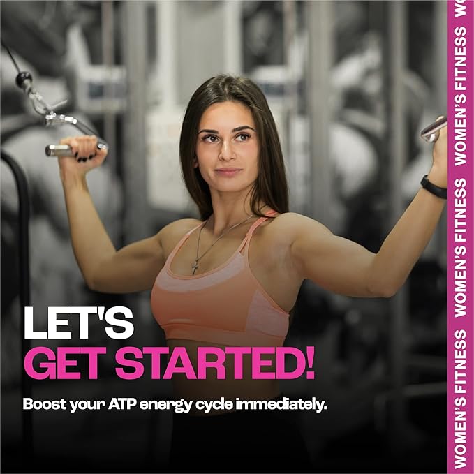 MMUSA ATP+ for Her Pre-Workout Creatine Serum: No Bloating &amp Dehydration. Perfect for Aerobics Running &amp Spinning. Boosts ATP Power &amp Core Strength. Lean Muscle &amp Fitness. Grape. 5.1