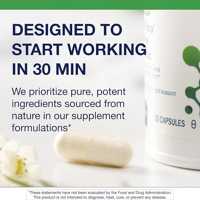 Metagenics UltraFlora Restore Probiotic - 20 Billion CFU - Relief for Occasional Loose Stools* - Supports Gut Health* with Clinically Tested Lactobacillus &amp Bifidobacterium Strains* - 30 Capsules