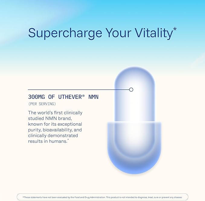 ProHealth NMN Pro 300 (30 Capsules 3 Pack) Clinically Studied Uthever® NMN. NAD+ Precursor for Cellular Energy Mitochondrial Support &amp Healthy Aging. USA Manufactured Triple Lab-Tested