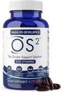 OS2 Ocular Support Solution - Patented Eye Vitamins for Macular Health Dry Eye and Blue Light - Lutein Zeaxanthin Omega 3 Astaxanthin and AREDS2 Supplements Co-Developed by NASA 270 ct