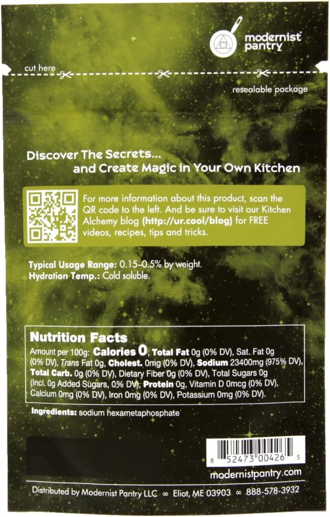 Sodium Citrate + Sodium Hexametaphosphate Value Pack ⊘ Non-GMO Vegan OU Kosher Certified - 100g/4oz