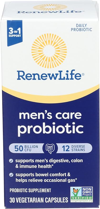 Renew Life Men's Care Probiotic 50B 30 Ct