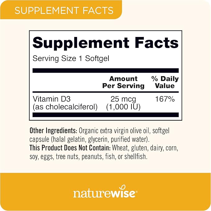 NatureWise Curcumin Turmeric 750mg &amp Vitamin D3 1000iu for Joint Bone Immune Support [90 Count 360 Count]