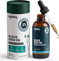 Black Seed Oil Organic Cold Pressed Drops | 3% Thymoquinone | Non-GMO &amp Vegan | Cold Pressed Black Cumin Nigella Sativa Oil for Immune Support Aceite de Comino Negro - Drops 100 mL