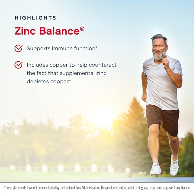 Jarrow Formulas Zinc Balance 15 mg - 100 Veggie Caps Pack of 2 - Immune Support - Includes Copper - 100 Count (Pack of 2)