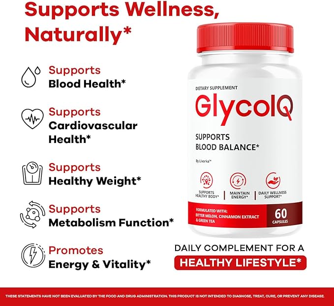 (2 Pack) GlycoIQ Capsules - Official Glyco IQ Support Supplement All Natural Premium Advanced Formula - Maximum Strength GlycoIQ Multivitamin for Overall Health &amp Wellness 120 Capsules for 2 Mon