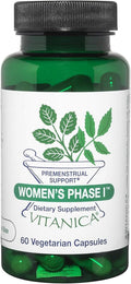 Vitanica Women's Phase I Premenstrual Support Vegan 60 Capsules
