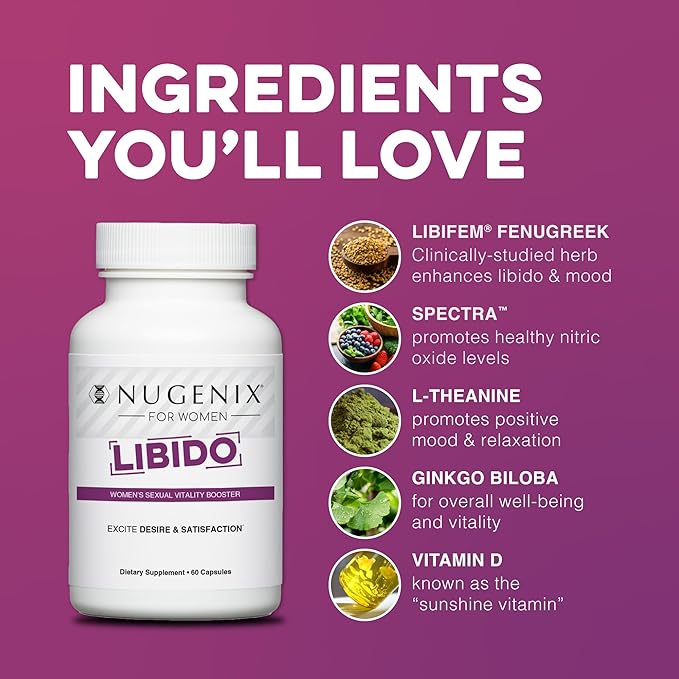 Nugenix Women's Libido Booster Supplement 60 Count