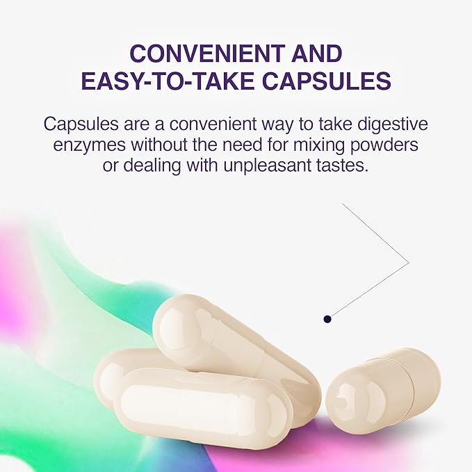 Houston Enzymes - Zyme Prime - 90 Capsules - Digestive Enzymes Women &amp Men Enzyme Digestion for Carb Fat &amp Protein Breakdown Helps Intolerances Bloating &amp Gas Digestive Health Supplem