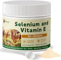 Selenium and Vitamin E Powder for Chickens – Boost Immunity Muscle Support &amp Reproductive Health Selenium for Chickens to Prevent Wry Neck &amp Improve Egg Production Chicken Vitamins for All