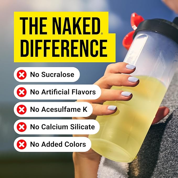NAKED Creatine Stick Packs - Unflavored Micronized Creatine NSF CertifiedVegan Non-GMO Gluten-Free Soy-Free No Fillers Supports Muscle Growth &amp Strength - 30 Servings