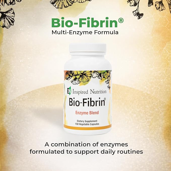 Bio-Fibrin® Multi-Enzyme Formula – Supports Healthy Fibrin Breakdown Promotes Scar Tissue Reduction &amp Immune Resilience – Serrapeptase Nattokinase &amp Proteolytic Enzymes – 150 Caps- Formulate