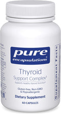 Pure Encapsulations Thyroid Support Complex - Supports Thyroid Health* - Antioxidant Infusion - with Ashwagandha &amp Iodine - Non-GMO &amp Vegetarian - 60 Capsules