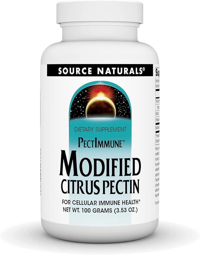Source Naturals Modified Citrus Pectin Powder for Cellular Immune Health100 Grams