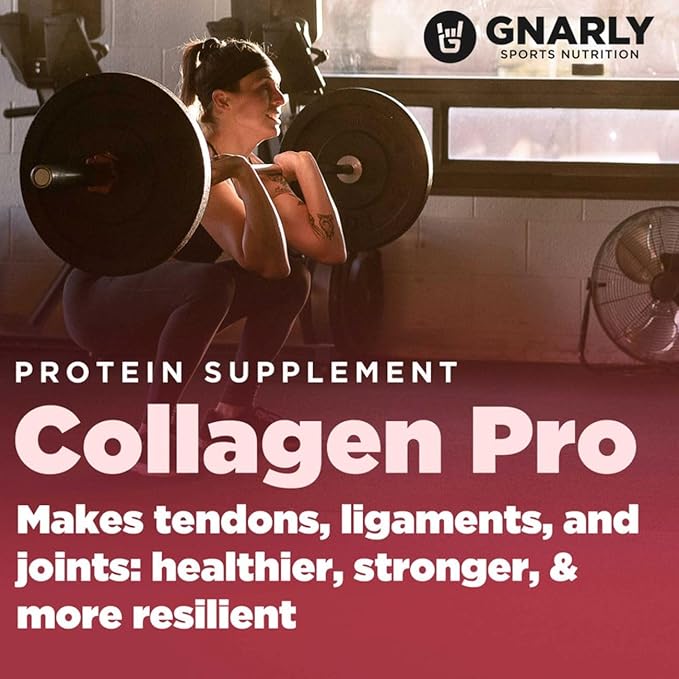 Gnarly Nutrition Creatine Powder Unflavored (16.05oz) and Gnarly Collagen Pro Unflavored (15.87oz)