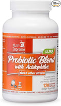 NUTRI-SUPREME RESEARCH Ultra Probiotic Blend 120 Vegetarian Capsules