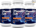 Memory Lift Capsules – Natural Daily Supplement with Vitamins A C D E B-Complex Biotin &amp Choline – Made in USA GMP-Certified Non-GMO Vegetarian – 60 Capsules 3 Month Supply