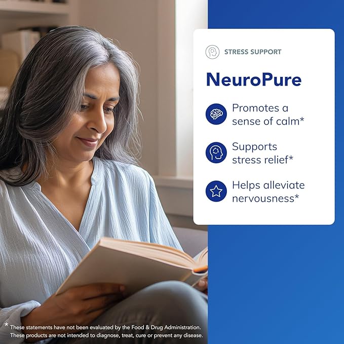 Pure Encapsulations NeuroPure | Hypoallergenic Supplement with Enhanced Support for Calmness and Stress Relief | 120 Capsules