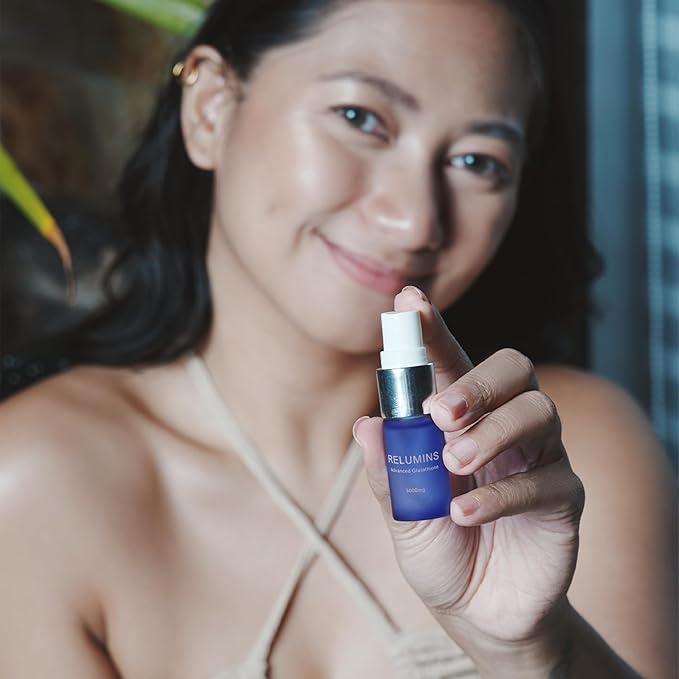Relumins Highest Dose Sublingual Glutathione Oral Spray - New Advanced Formula 6000mg Plus Zinc - Professional Formula for Skin Brain and Immune Health Made in USA (3000mg x 2 Bottles)