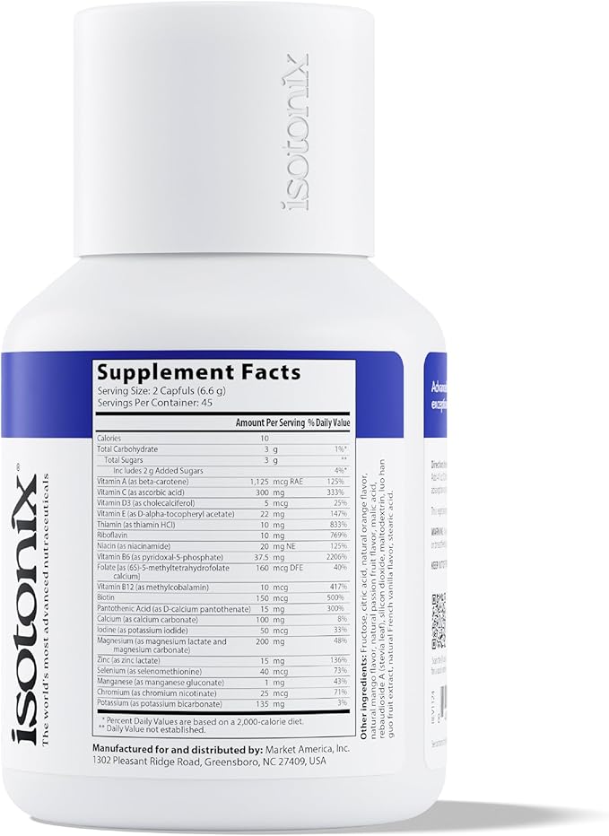 Isotonix Multivitamin Fifty Plus – Daily Multivitamin for Adults 50+ with B-Vitamins Antioxidants and Essential Nutrients for Bone Heart and Cognitive Health
