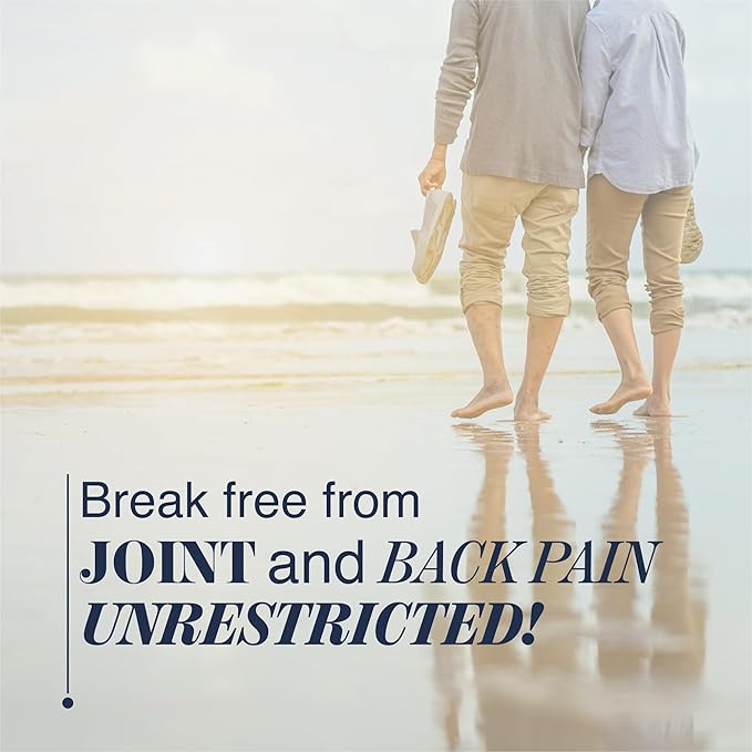 Glucosamine Chondroitin Complex 2 Pack Back Neck and Joint Support Supplement with Boswellia Quercetin &amp MSM - Renew Your Joints from the Inside Out - Move with Freedom and Ease