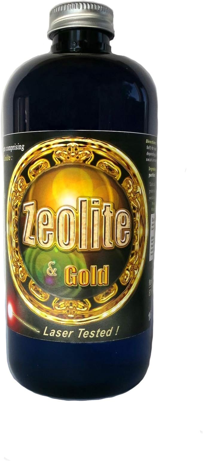 Liquid Zeolite by Silver MTN Minerals Medical Purity Most Bioavailable Colloidally Suspended with Gold Nano Particles. 16 oz 200 ppm