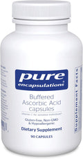 Pure Encapsulations Buffered Ascorbic Acid Capsules | Vitamin C for Sensitive Individuals* | 90 Capsules