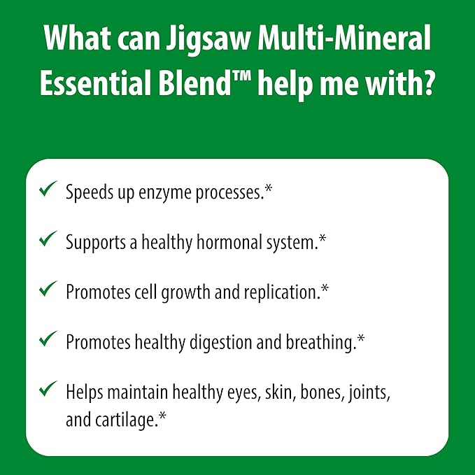 Jigsaw Health Multi-Mineral Essential Blend | 90 Capsules | 90 Servings