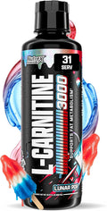 Nutrex Research Liquid Carnitine 3000 | Premium Liquid Carnitine Stimulant Free 31srv Oz (Lunar Pop)