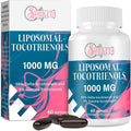 Liposomal Tocotrienols 1000mg – High Absorption Vitamin E Tocotrienols Supplement with 95% Delta &amp 5% Gamma – 60 Softgels