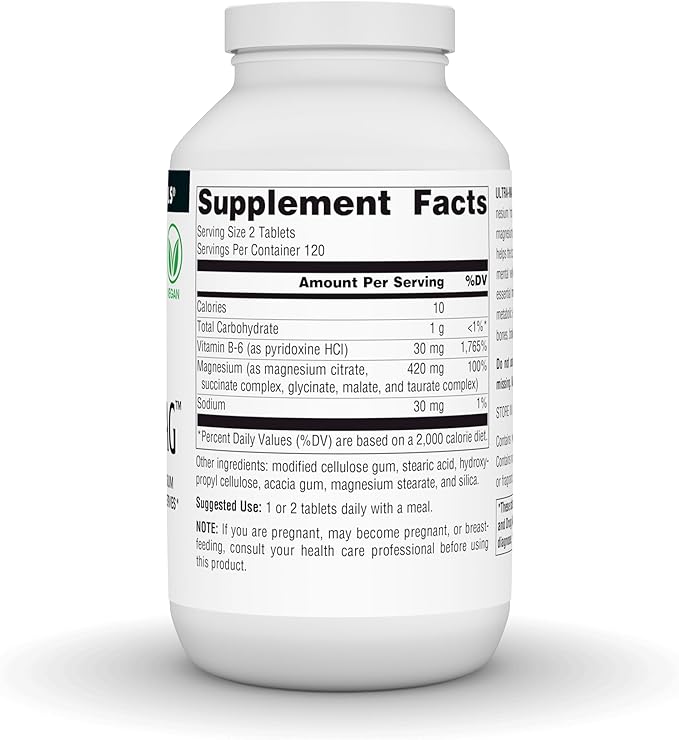 Source Naturals Ultra-Mag 5 in 1 -Bioavailable Magnesium Maintains Muscle &amp Nerve Function* - 240 Tablets