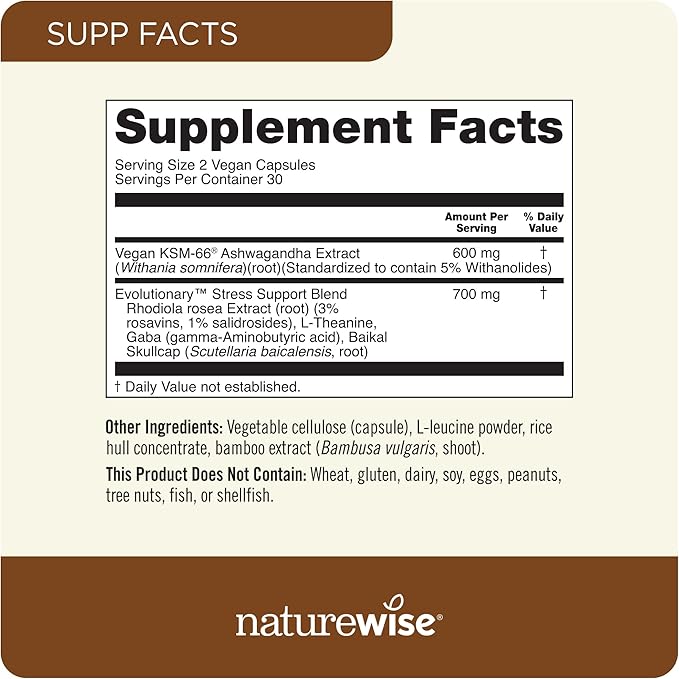 Naturewise [1] NighttimeSlim- Cayenne Green Coffee Bean GABA - 60 Capsules[30-Day Supply] + [1] Ashwagandha for Stress + GABA &amp L-Theanine - 60 Capsules[30-Day Supply]