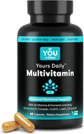 Methylated Multivitamin for Men and Women Methyl Multi Without Iron - 60 Capsules MTHFR Supplement with Methyl B12 Methylfolate (5-MTHF) CoQ10 for Energy Heart and Mood Support
