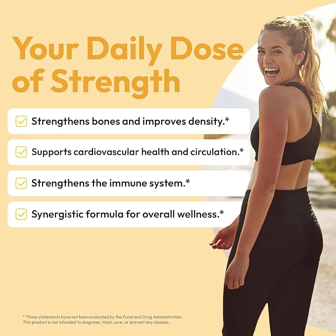 Vitamin D3 K2 5000 IU with MK7 (180 mcg) | Natural Supplement for Bone Strength Heart Health and Immune Support | Vegan Capsule | 60 Servings