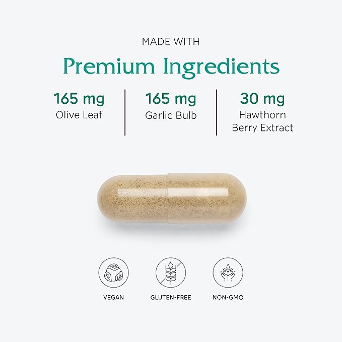 Vitanica Rauwolfia Extra - Heart Health Supplement - Supports Blood Pressure Already Within a Healthy Range with Snakeroot Garlic Extract Hawthrone Magnesium CoQ10 - Vegan - 90 Capsules