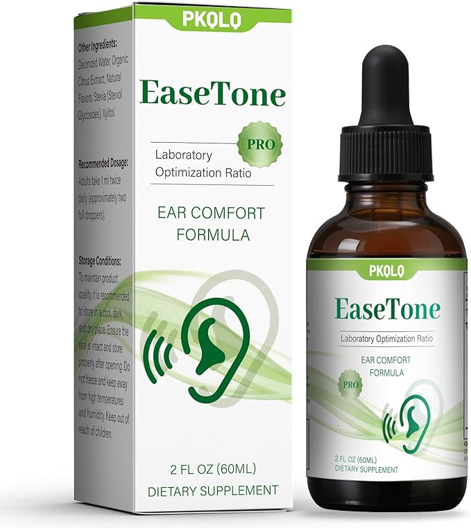 Protecting the Ears with Ear Drops Relieving Tinnitus and maintaining Ear Health it Contains Natural Ingredients. It Provides Gentle Cleaning Care for the Ears to Ensure Clear Hearing. (2PC)