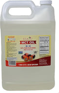 Verdana Food Grade MCT Oil – 1 Gallon (128 Fl Oz) – Premium C8/C10 Triglycerides – Keto &amp Paleo Friendly – Non-GMO Kosher – Trusted Brand for Energy Sports Nutrition Aromatherapy &amp Massage
