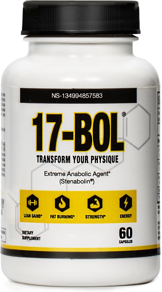 L-Creatine Powder + 17-BOL Capsules Bundle – Creatine Monohydrate with Leucine &amp HMB and Pre-Workout Support Formula – Dietary Supplements for Training &amp Muscle Support