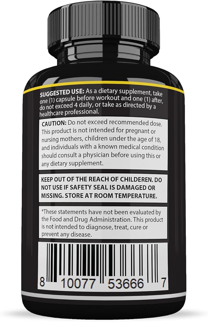 Justified Laboratories (3 Pack Maasalong Max 1600MG Advanced Men's Health Masalong Formula 180 Capsules