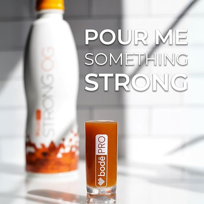 BodePRO Strong OG | Liquid Antioxidant | Magnesium Iron Zinc | Immune Booster | Vitamin C B12 D3 B6 A and E | Vitamins and Minerals | 32fl.oz.
