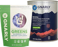 Gnarly Nutrition BCAAs Lemon Lime (10.58oz) Performance Greens Blueberry Açai (11.64 oz)